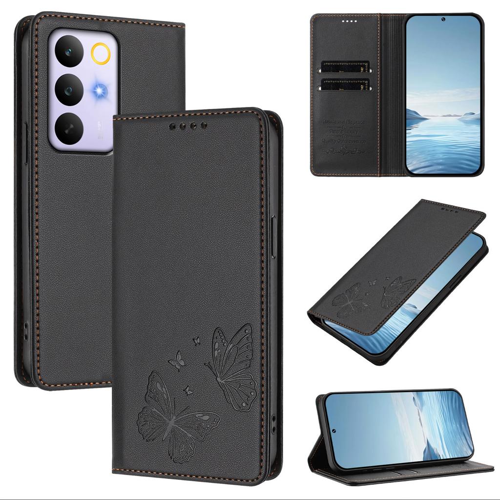 Luksusowy skórzany portfel etui z klapką magnetyczne gniazdo na karty odporne na wstrząsy etui na telefon do Realme C85 C85 Pro C75 C71 C67 C65 C63 C61