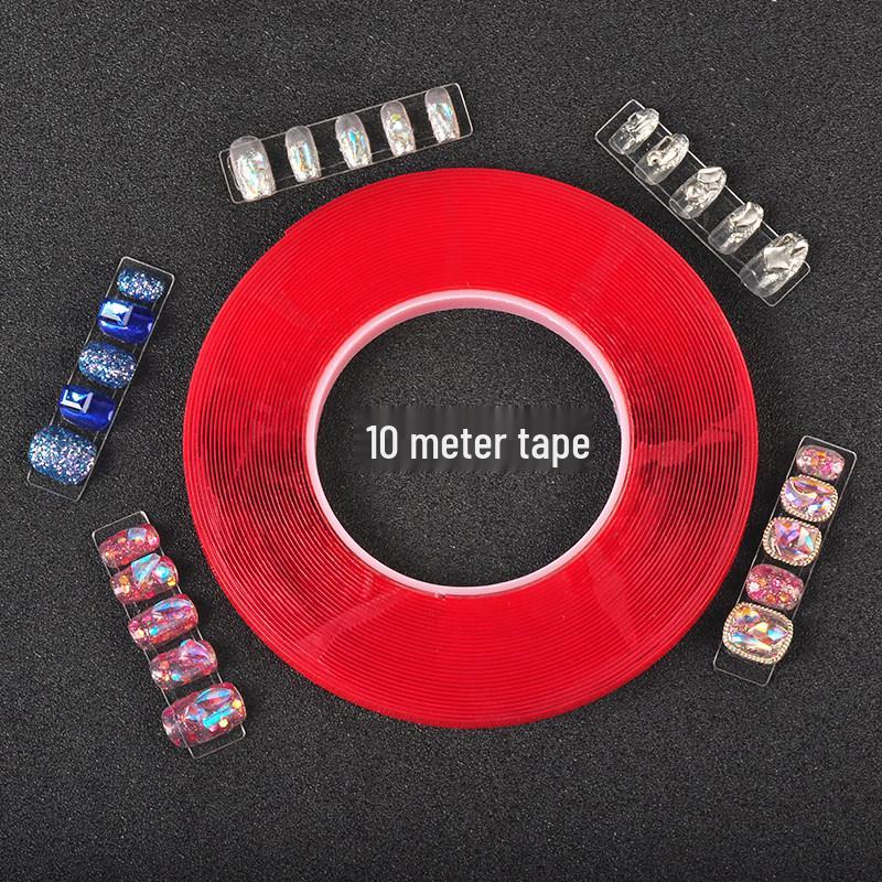 Oval Transparent Nail Polish Swatch Board for Beginners - Practice Tips & Color Display Card