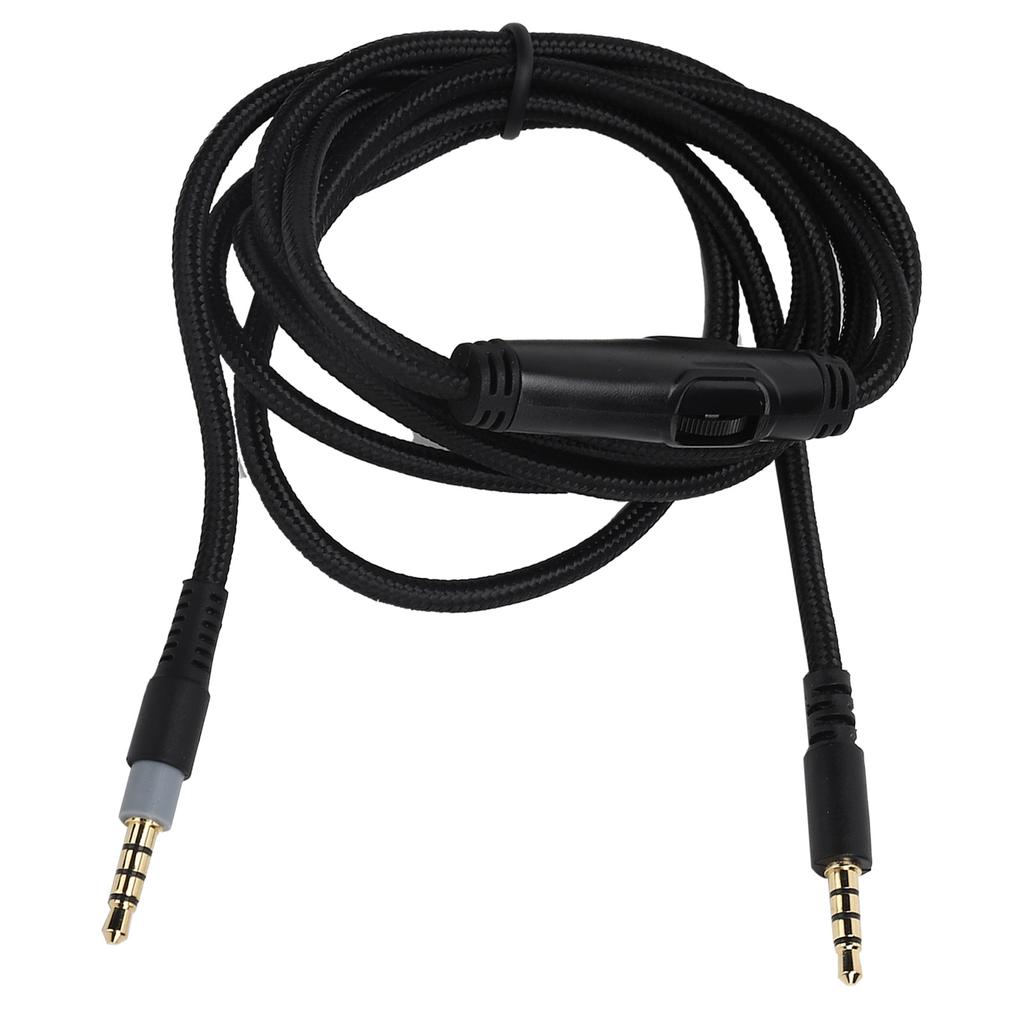 3.5mm Male To 3.5mm Headphone Cable 1.5m O Wire for AlphaSkyline Headset Black