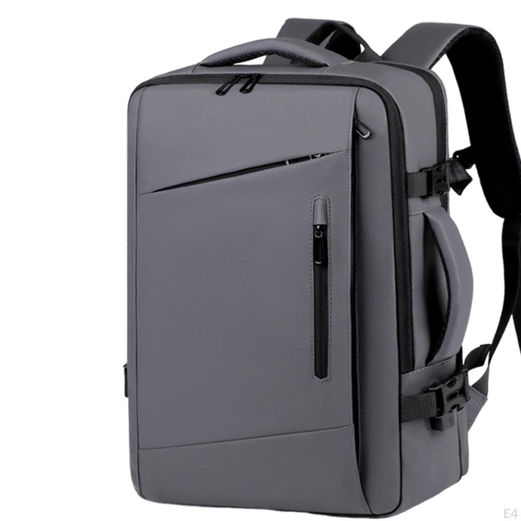 Laptop Backpack Polyester Expandable Computer Bag Gaming Daypack Large Capacity Work Organized