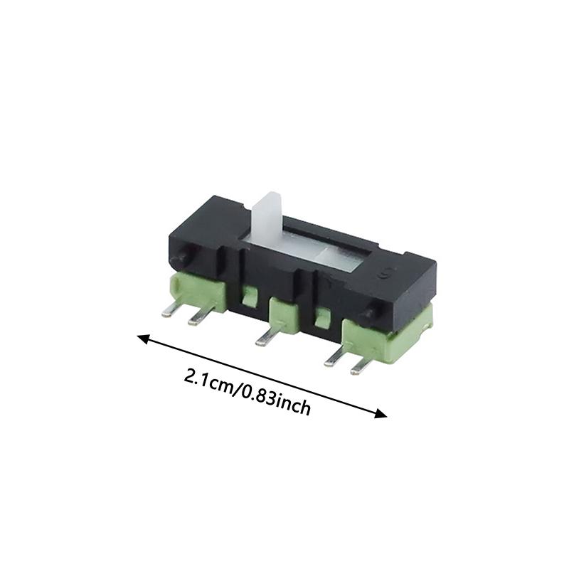 1 Pcs Slide Switch Micro-Power Toggle Switch 5 Feet Direct-Inserted Horizontal Sliding Miniature Reset Start Control Switch