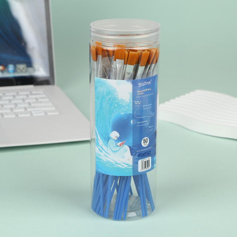 50/55/100/105/110/160pcs Nylon Brush Acrylic Detail Painting Thin Hook Line Pen Professional Paint Brush Kit Art Supplies