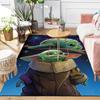1 buc Covor Disney Star Wars cu model Yoda Covor de zonă Covor antiderapant Lavabil manual Preș de podea Potrivit pentru Sufragerie Dormitor Decor Acasă