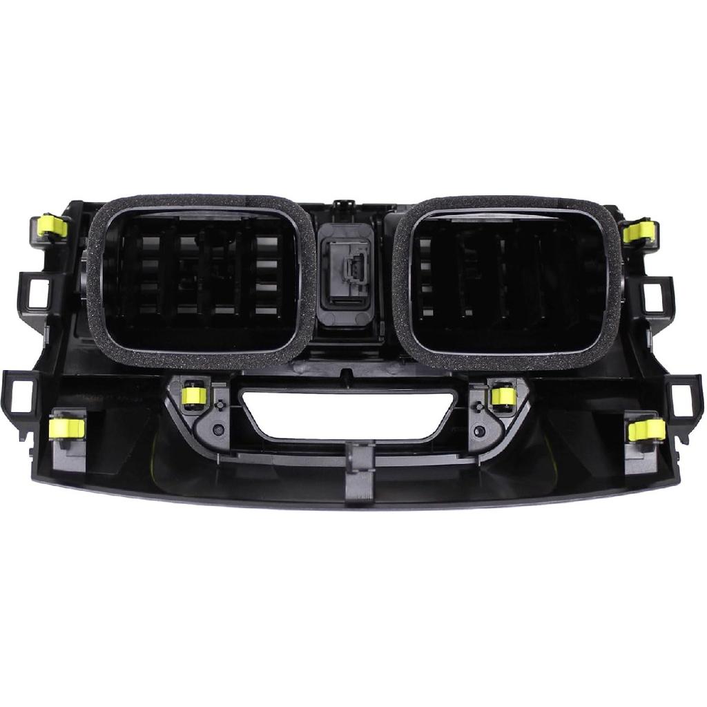 ApplianPar Center Console Dashboard AC Outlet Air Vent Panel with Clock Dashboard Duct Outlet Vent Assembly for Toyota Corolla 2009-2013 Replace
