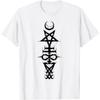 Satanische Symbole Sigil des Luzifer umgedrehtes Pentagramm unheiliges T-Shirt