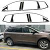 For Ford Edge 2015-2018 SUV Window Chrome Delete Blackout ABC Pillars Glossy Black Stickers