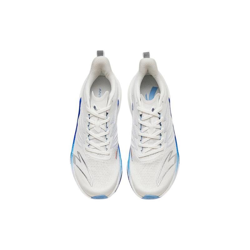 Anta MACH 3.0 Slip-Resistant Low-Top Running Shoes Men's White Blue Sneakers 112335583-1