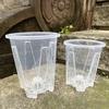 Transparent Orchid Pot Plant Pot With Drainage Holes Phalaenopsis Flower