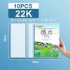10PCS/Set Simple A4/A5/16K Book Wrapper Cover Waterproof Transparent Textbook Skin Book Protective Covers Students Use