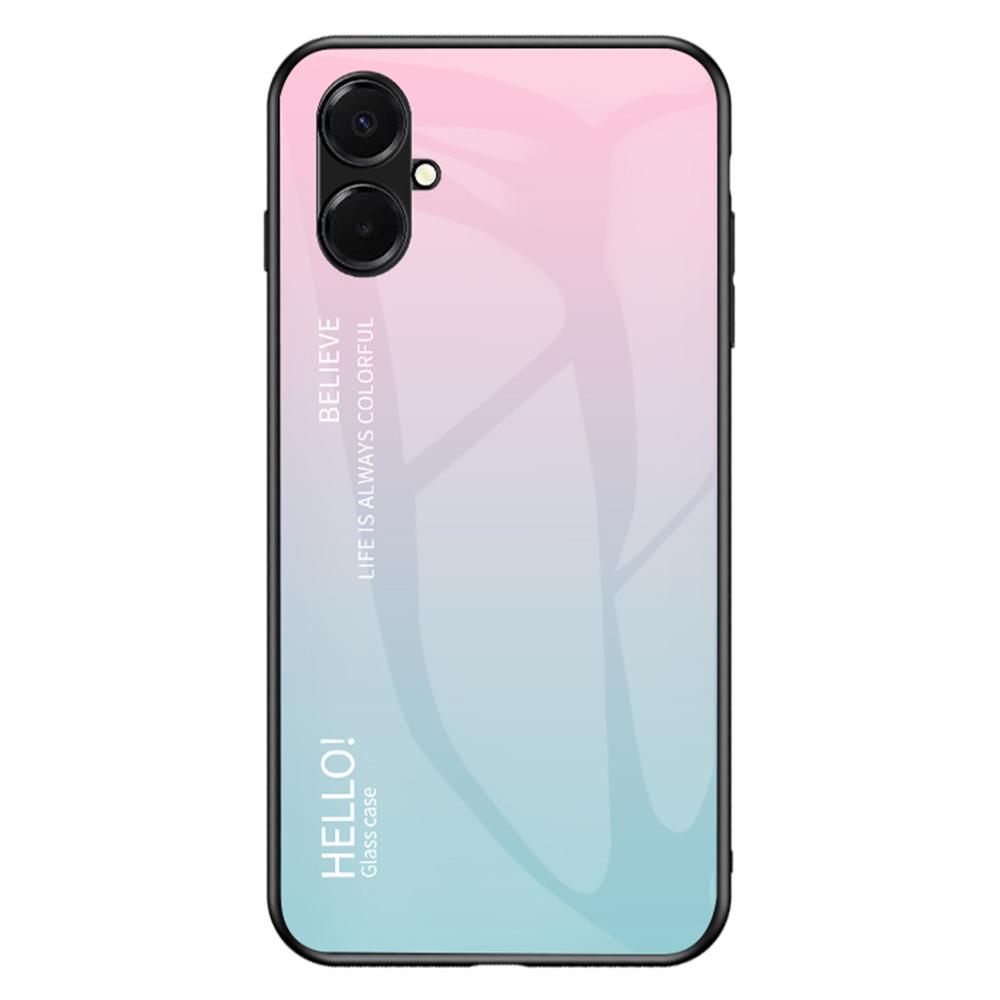 For Samsung Galaxy A07 4G Case Anti-Scratch Tempered Glass+PC+TPU Phone Cover