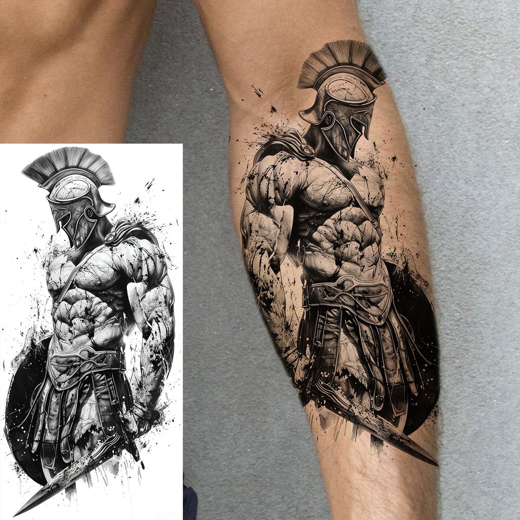 1 Sheet Fashion Dragon Temporary Tattoos For Men Adults Women Forearm Arm Leg Waist Tattoo Sleeve Sticker Disposable Decoration