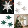 Christmas Star Pendant Light Cover Paper Lanterns Multipurpose Holiday Wedding Parties Background Decoration X3UC