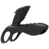 Adjustable Silicone Vibrating Cock Ring Clitoral G-spot Stimulator