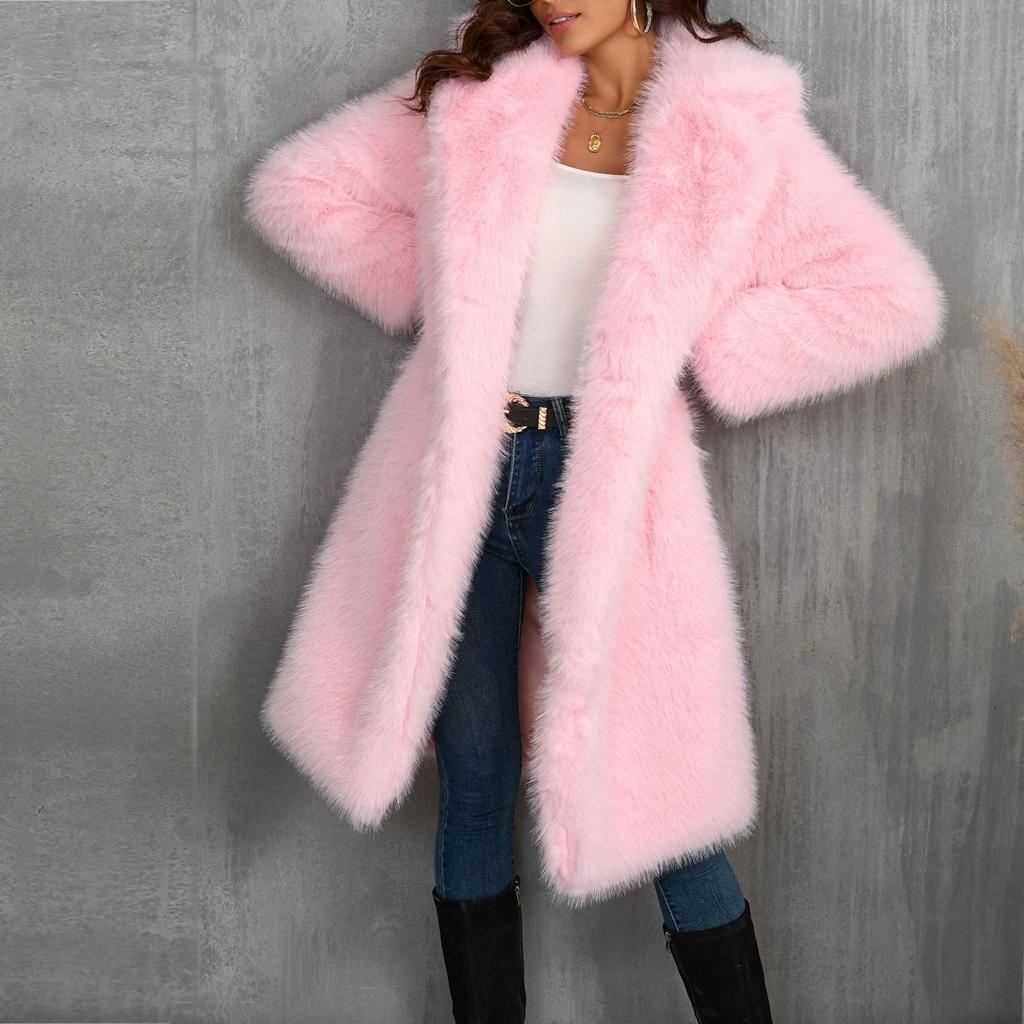 Chaqueta tipo cárdigan de doble vellón para otoño e invierno, chaqueta con capucha cálida de felpa de manga larga de color liso para mujer, abrigo de gran tamaño