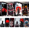 NH34 Japon Masque Samouraï Coque de Téléphone Transparente pour Motorola Moto Edge 20 30 40 50 S30 Fusion Ultra Pro Neo Lite + G200 G23