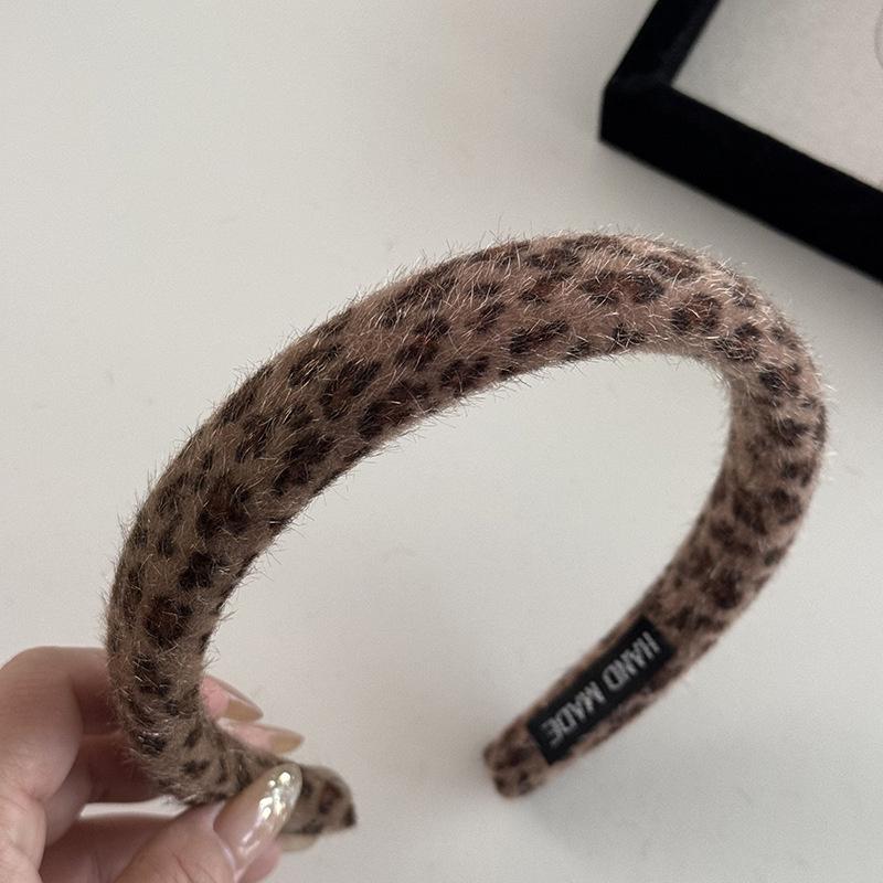 1/3 st 1,5/2/3 cm Chic Leopardmönstrat Hårband med Svampvaddering för Kvinnor Flickor Daglig Användning Mode Bekvämt Hårtillbehör