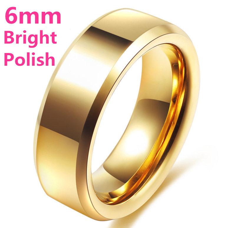 4-8mm Bright and Dull Polish Silver Stainless Steel For Men and Women Couple Ring