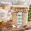 Sofortablesbares Fermentierglas Thermometer Aufkleber Herz 18-32 ℃ Farbwechsel Thermometer PET Wasserdicht Verfärbungs Thermometer