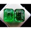 21.80 Ct Natural Colombian Emerald Green CERTIFIED Emerald Cut Loose Gemstone