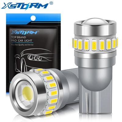 2Pcs T10 W5W LED Canbus Kein Fehler 194 168 objektiv Birne 5W5 3W 12V 1000LM Super helle Auto Innen Seite Licht Kennzeichen Lampe Auto