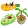 Inflatable Drink Holder Avocado Pineapple Drink Floaties Summer Coconut Tree Pool Beach Swimming Pool Parties Floating