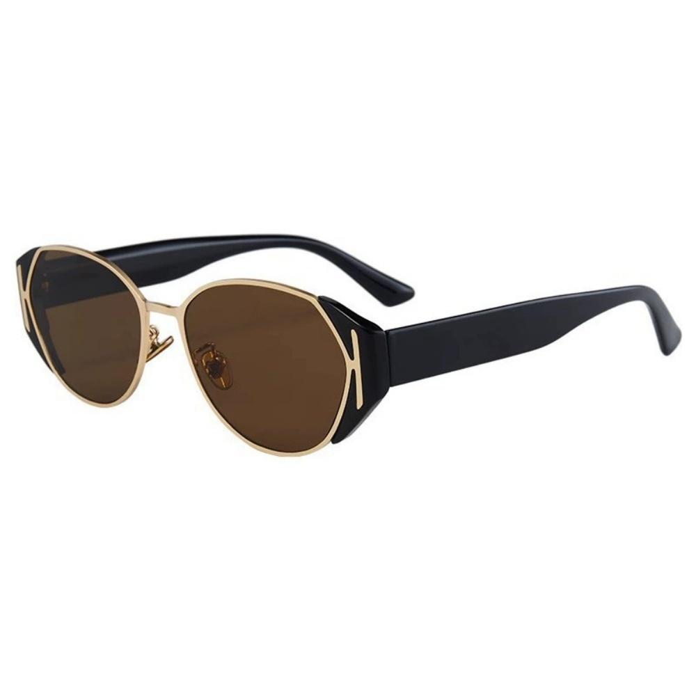 1PCS Fashionable Barn Sunglasses for Women Trendy Round Face UV Resistant High Quality Stylish Shades