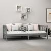 Maison Exclusive - Lit de repos avec matelas 90x200 cm Gris Bois de pin massif
