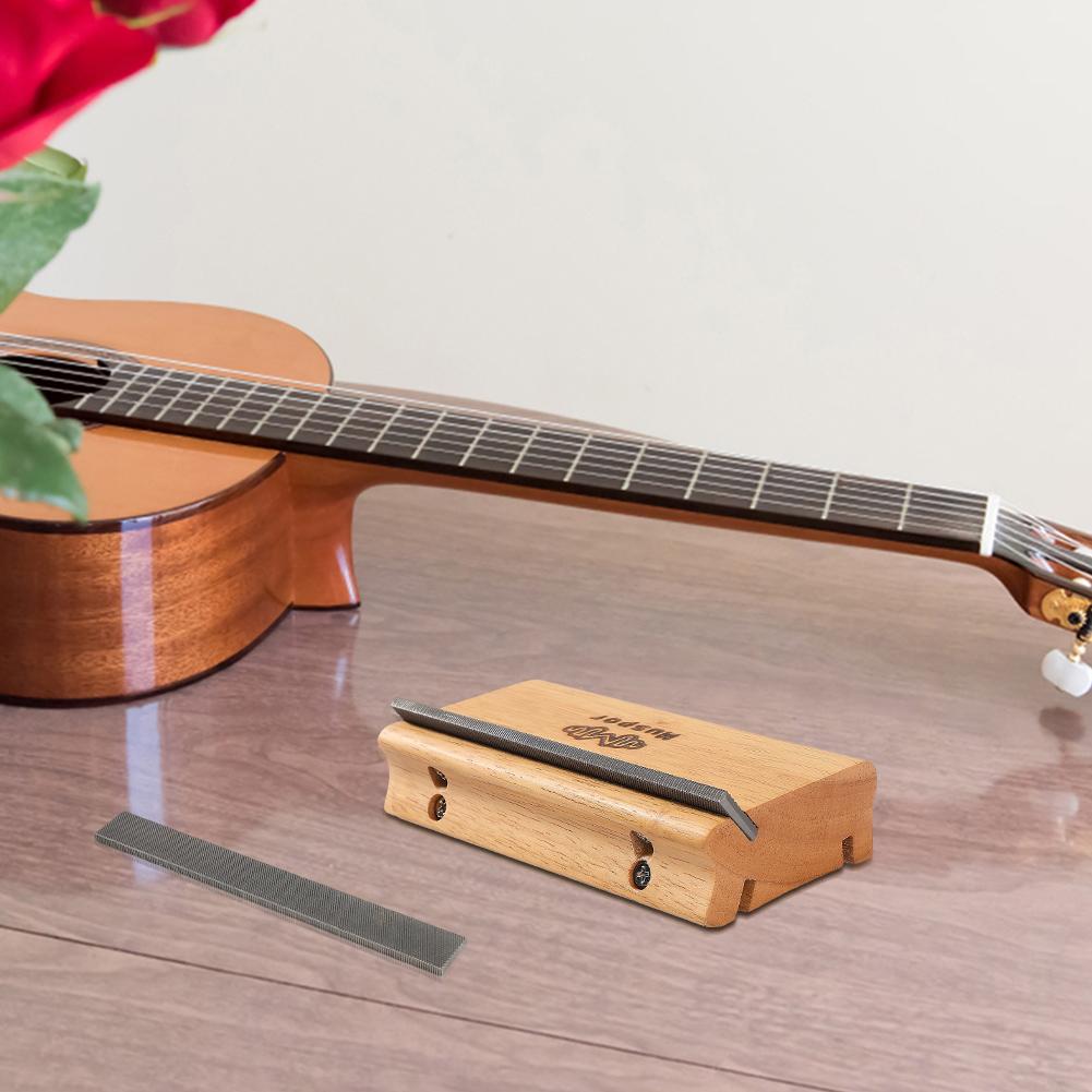 3/23/35 Degree Fingerboard Bevel-Flush File Solid Wood Fret End Trimming File Multi-Purpose for Guitar Bass Fret End Dressing