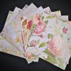 Vintage pozadí Vellum Paper Stickers pro Scrapbooking Happy Planner / Card Making / Journaling Project