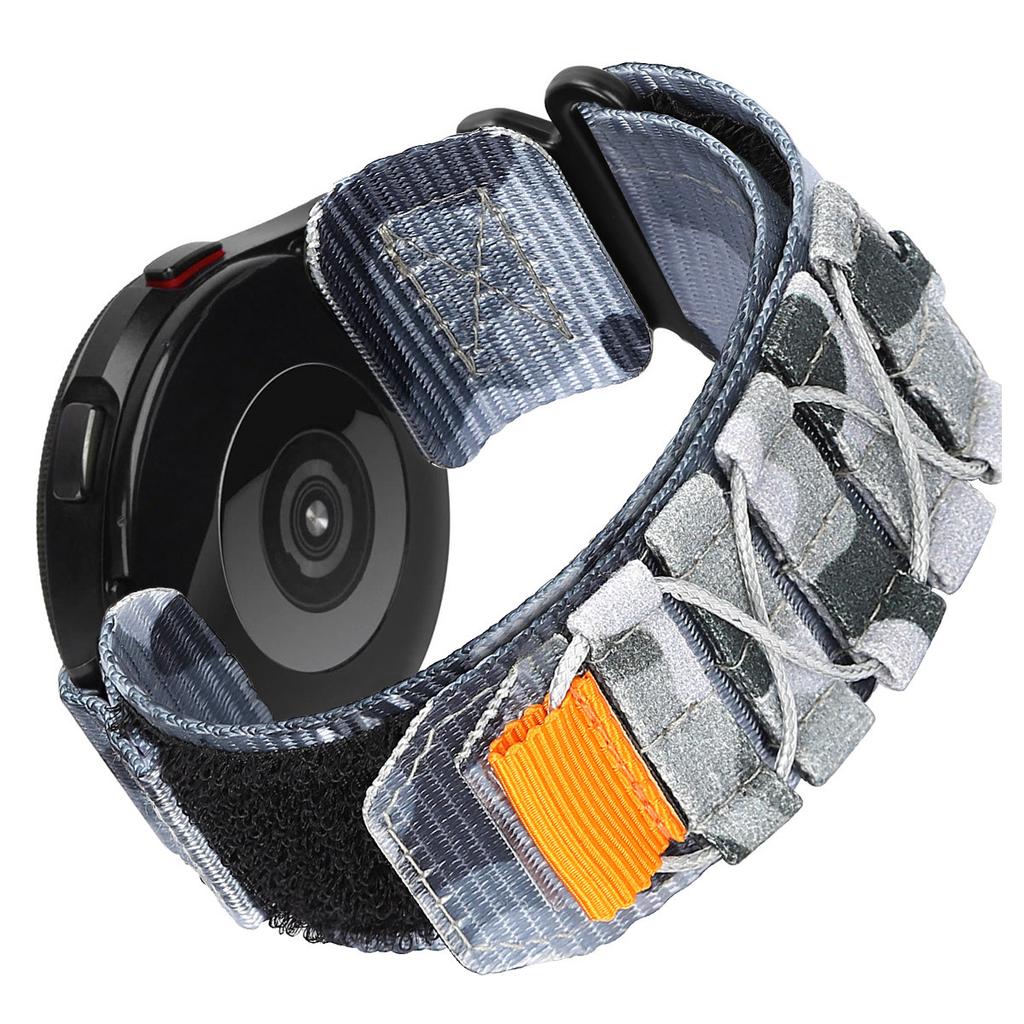 20mm Watch Band For Samsung Galaxy Watch6 Classic 47mm 43mm/Huawei Watch GT 3 Pro 43mm/GT 3 42mm Nylon Woven Magic Tape Strap