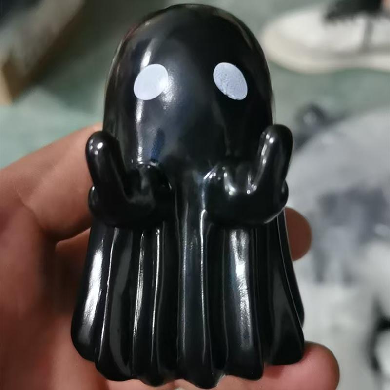 Xiaomi Middle Finger Cute Ghost Statue Ghosts Small Scary Ghost Figurines Halloween Home Decorations A Small Gift For A Friend