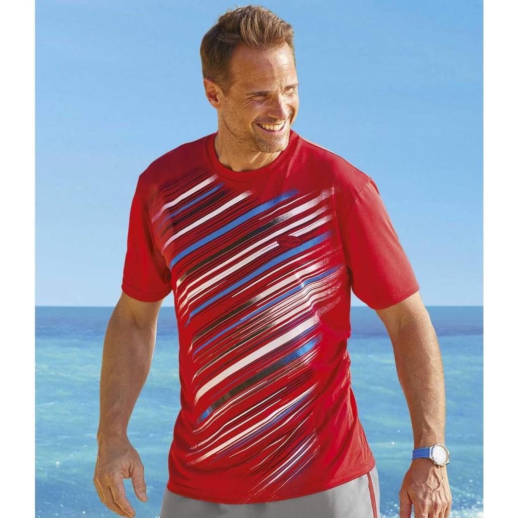 Atlas For Men Mens Sports T-Shirt (Pack of 3)