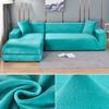 Velvet Sofa Cover Elastic Thick L Shaped Corner Sofa Cover For Living Room 1 /2 /3 /4 Seater Stretch Cover For Sofa Couch Armchair