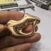 European Design Stainless Steel Irregular Brooch: Adjustable Scarf, Sweater, and Suit Lapel Pin.