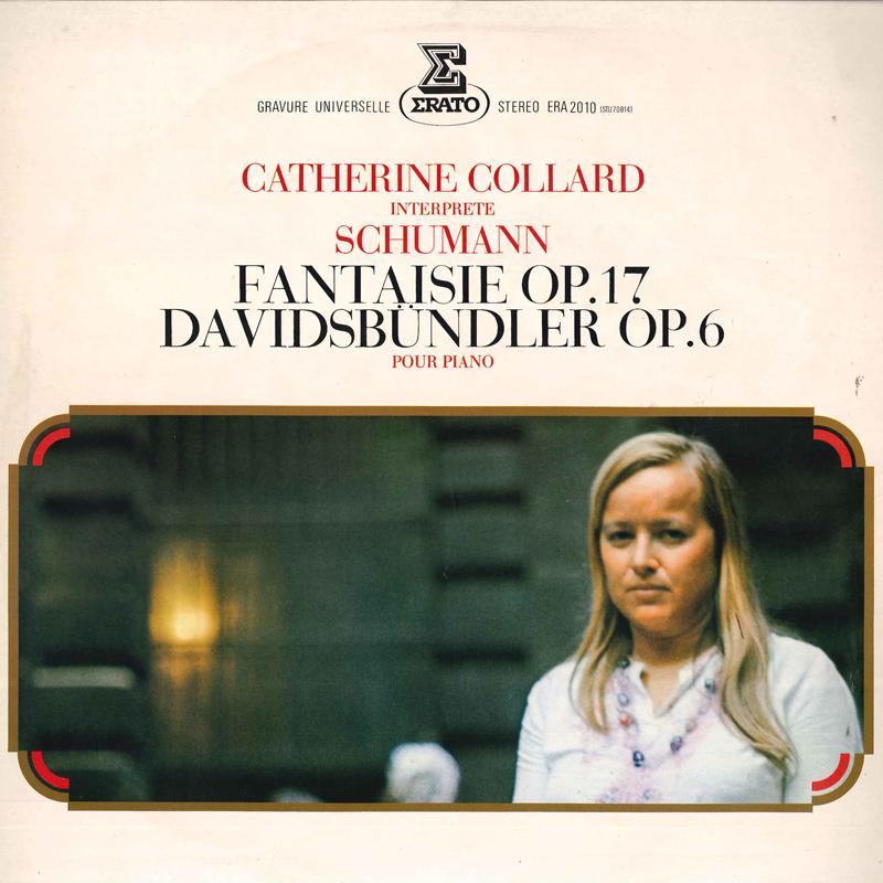 

LP Record CATHEINE COLLARD SCHUMANN Fantaisie Op.17 Davidsbundier Op.6 ERA2010 ERATO Japan Obi Classical Used