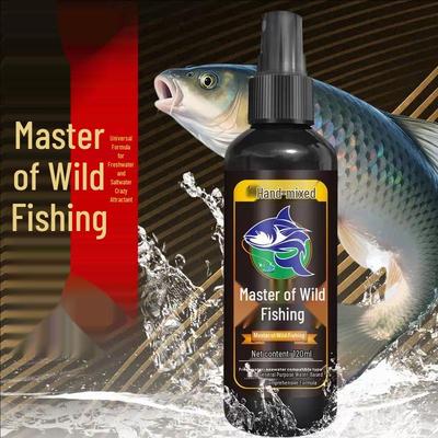 Wild Fishing Master Attractants for Crucian Carp, Common Carp, Grass Carp, Bream, Tilapia, Mandarin Fish, Black Pit - Fishing Bait Additives.