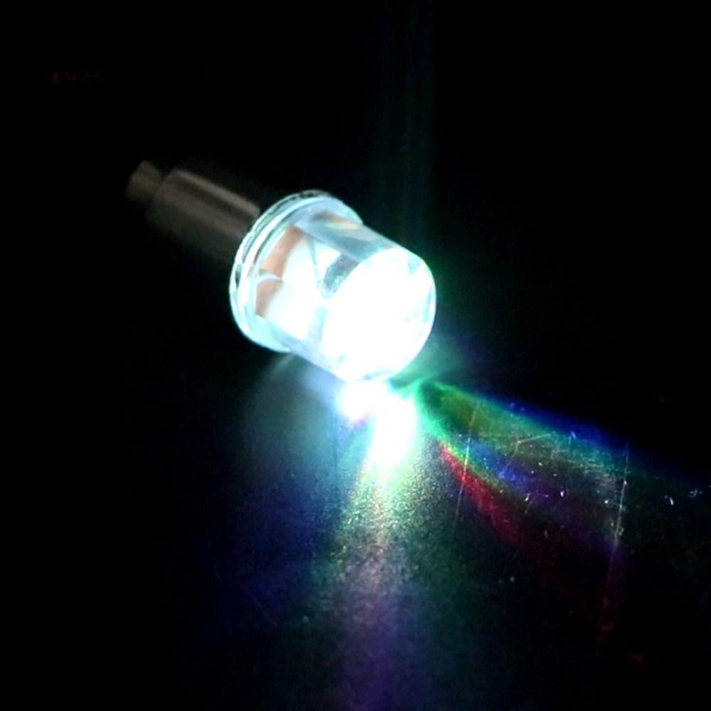 LED Tire Valve Stem Cap Lights, Neon Spoke Flash Light Bulb Tire Valve Lights, Waterproof Wheel Tyre Valve Dust Cap