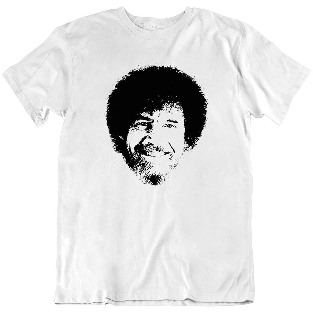 Bob Ross, Face Vector Painter paint Art instructor Love Trees T Shirt Gift New L