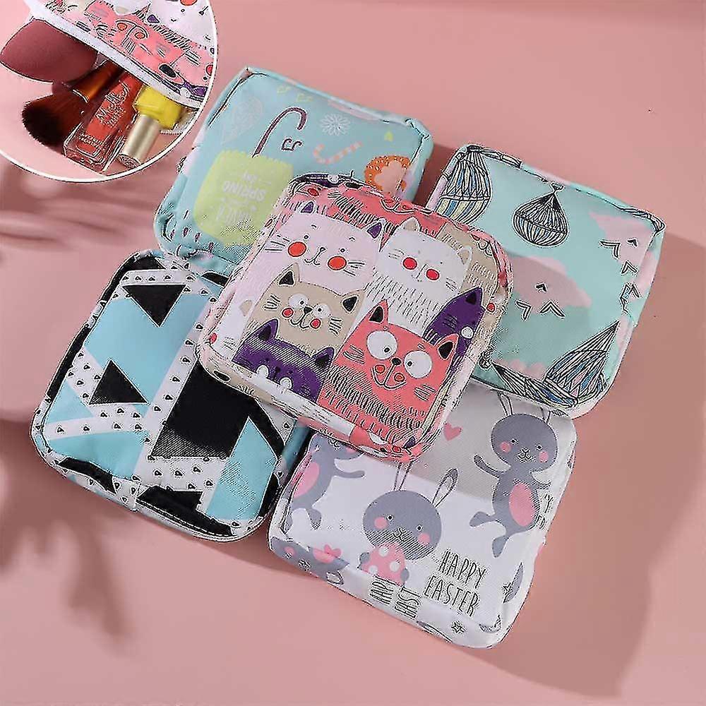Women Girls Sanitary Napkin Storage Bag Napkin Towel Storage Pouch Sanitary Pad