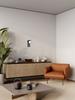 Kinkiet Fonten Led Piaskowany Czarny Alu Italux Wl-47380-1-Bk