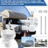 385314349 Toilets Water Valve Replacement for Dometic Sealand Vacuflush Pedal Flush Toilets, RV Toilet Parts for Dometic Toilet Valve Includes Screws