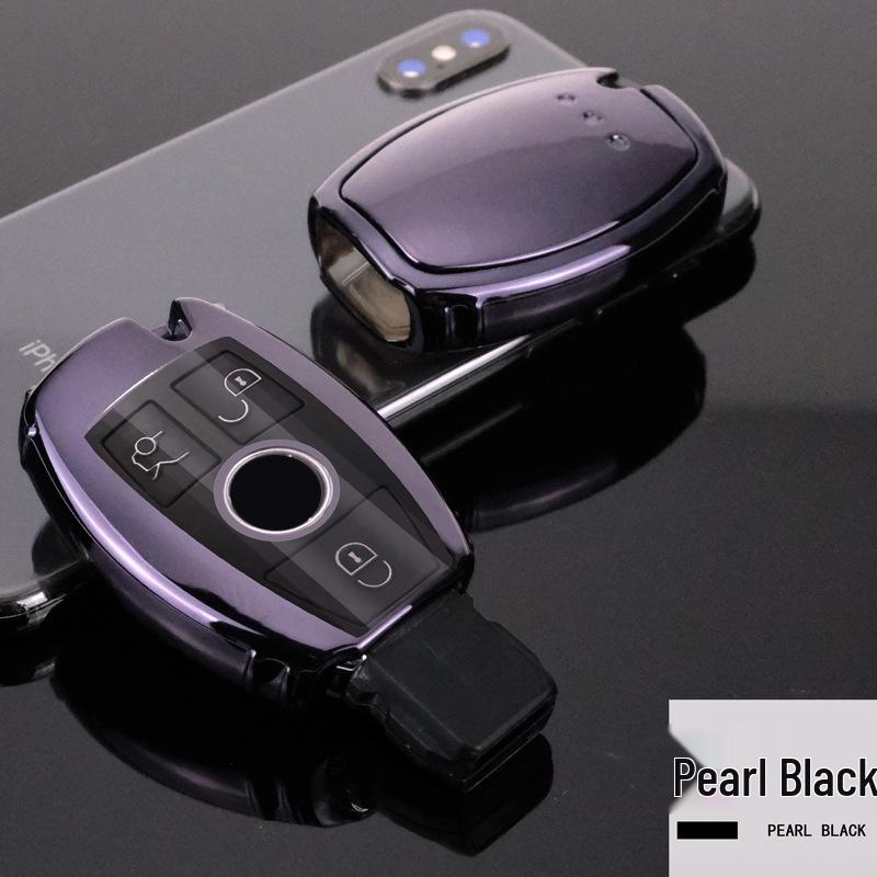 Mercedes TPU Soft Rubber Key Cover - Full Wrap Remote Control Smart Key Shell