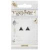 Harry Potter Deathly Hallows Black Stud Earrings