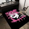 1pc Devilman Home Office, Durable Polyester Floor Mat with Easy, Office Decor, Urban Style, Nonslip Backing