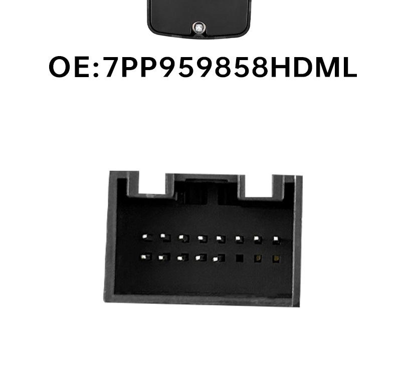 7PP959858KDML Driver's Side Window Regulator Switch for Cayenne 7PP959858EDML.