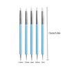 5Pcs Silicone Clay Sculpting Tool Modeling Dotting Tool Pottery Embossing Tool for Rock,Nail,Blending,Drawing,Modeling
