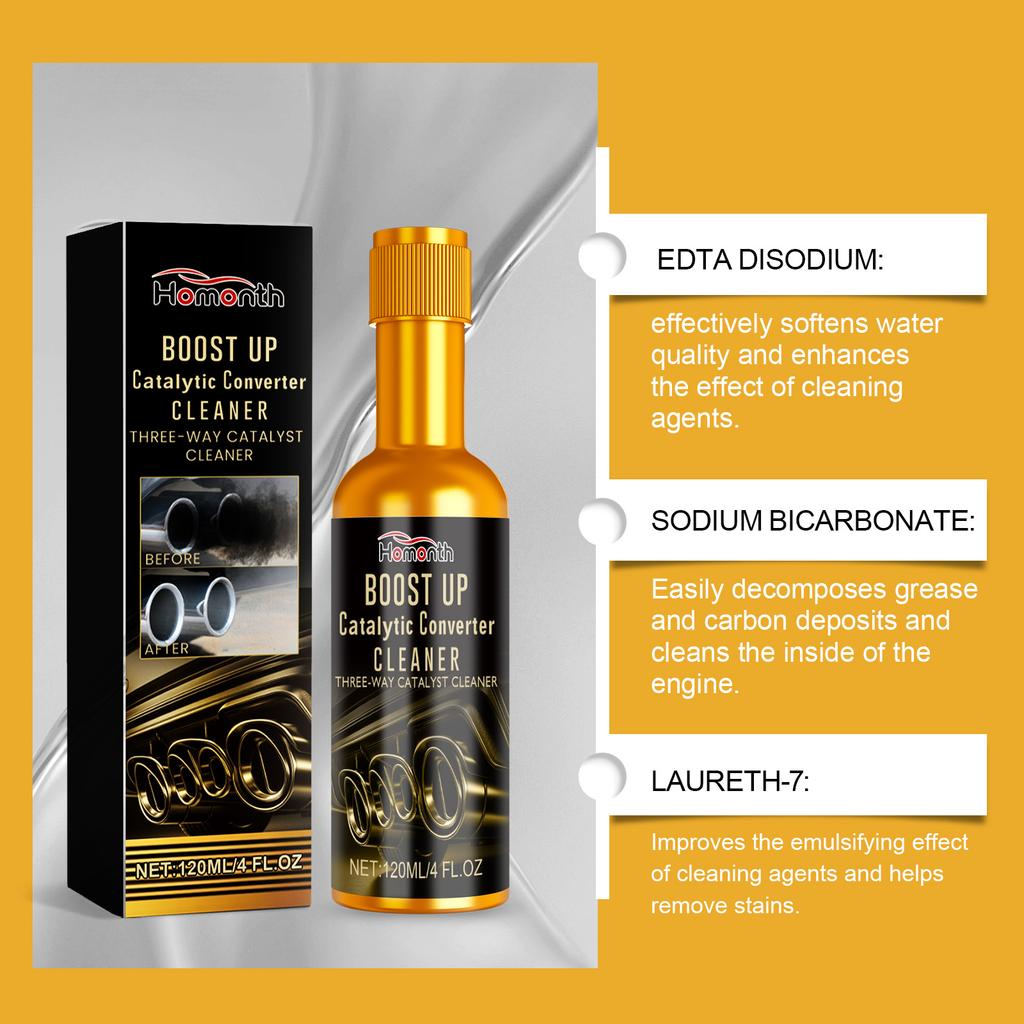 Car Catalytic Converter Cleaner Deep Cleaning Multipurpose Cleaner Engine CSV Clean Accelerators Catalysts Easy Cleaner Car Care