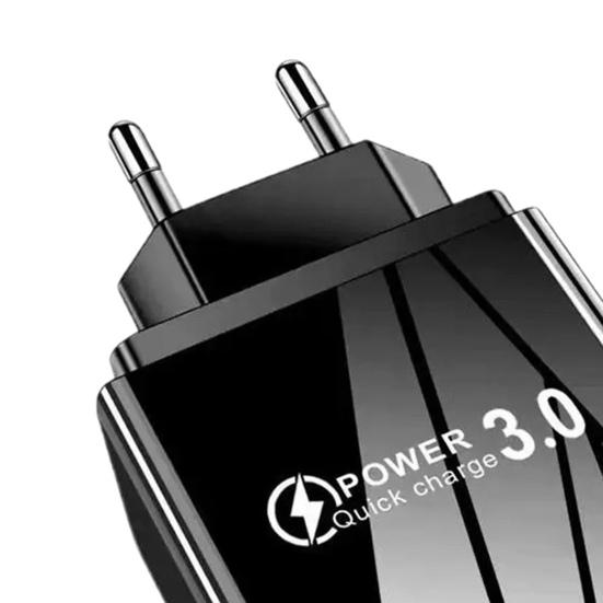 Multi Port PD Charger with 3 USB Ports Type C Compact Travel Charger Fast Charging Adapter