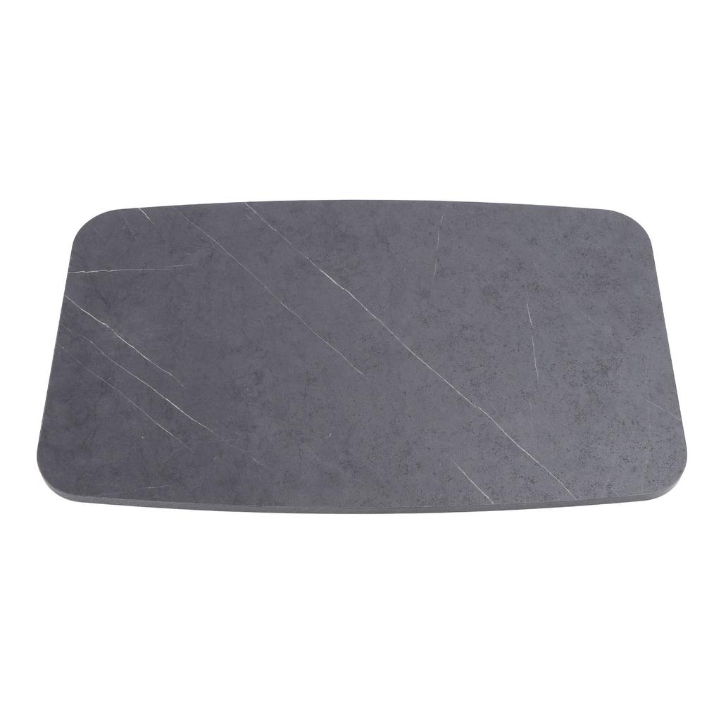 RV Table Top 29.53x17.72in Solid Wood Rectangular Boat Tabletop Panel with Marble Pattern for Marine Yacht Motorhome