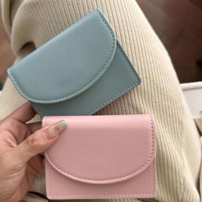 New PU Women Wallets Female Genuine Leather Purses Card Holders Small Portable Coin Purse Large Capacity Money Bag